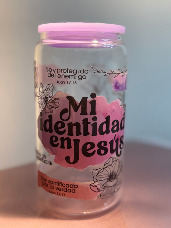 Mi Identidad en Jesús – Vaso de Cristal